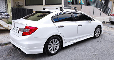 Honda Civic Sedan Ara Atkısı Tavan Taşıyıcı 2022- Gri Set Pro 4