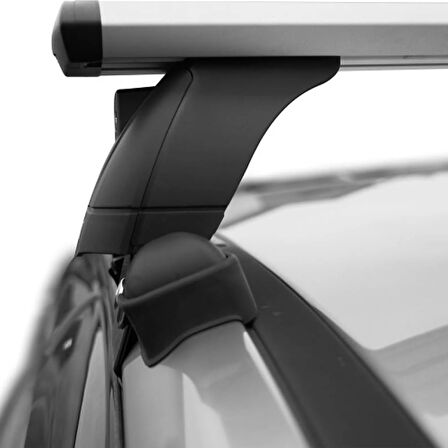 For Nissan Qashqai J12 2022-2025 Oluksuz Üst Tavan Portbagaj Taşıyıcı Ara Atkısı Toros Serisi Pro 4 Siyah