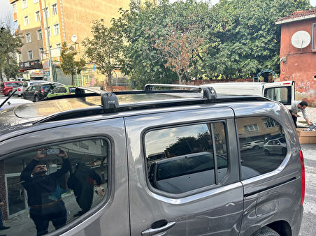 Fiat Doblo Ara Atkısı Tavan Taşıyıcı 2023- Sonrası Pro 2 Siyah