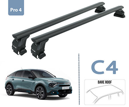 Citroen C4 Ara Atkısı Siyah Set 2020- Sonrası