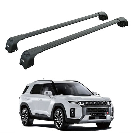 Ssangyong Torres 2023-2025 Portbagaj Taşıyıcı Ara Atkisi - Ara Çubuk Paw Pro 2 Siyah