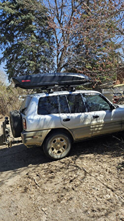 Toyota Rav 4 2000-2006 Tavan Taşıyıcı Ara Barlar – Vidalı Montaj, Paw Fix Pro, Siyah