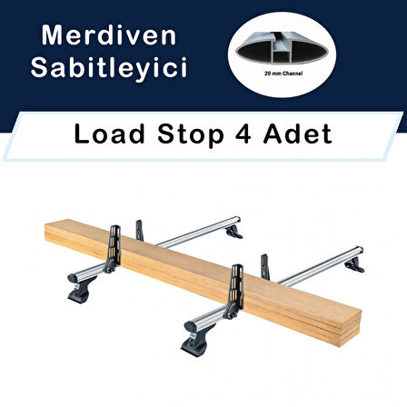 Araç Üstü Merdiven Sabitleyici Aparat 4 lü Set