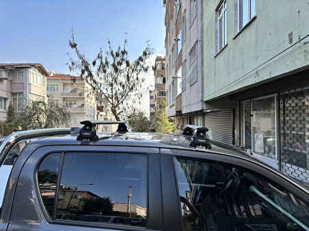 Toyota Hilux Mk9 (2021-2025) Portbagaj Taşıyıcı Ara Atkısı, Toros Serisi Pro 4, Siyah