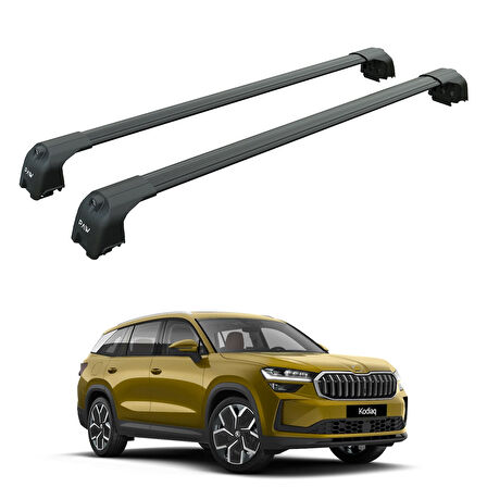 Skoda Kodiaq 2024-2025 Portbagaj Taşıyıcı Ara Atkisi - Ara Çubuk Paw Pro 2 Siyah