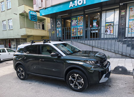 Citroen C3 Aircross Oluksuz Üst Tavan Portbagaj Taşıyıcı Ara Atkısı Toros Serisi Pro 4 Gri