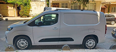 Citroen Berlingo Uzun Şase 2018-2025 Alüminyum Tavan Rayları, Plus Serisi - Siyah