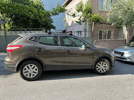 Nissan Qashqai J11 2013-2021 Oluksuz Üst Tavan Portbagaj Taşıyıcı Ara Atkısı Toros Serisi Pro 4 Siyah