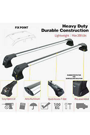 PAW Pro 3 MERCEDES Vıano (W639) 2002-2012 Silver Ara Atkısı