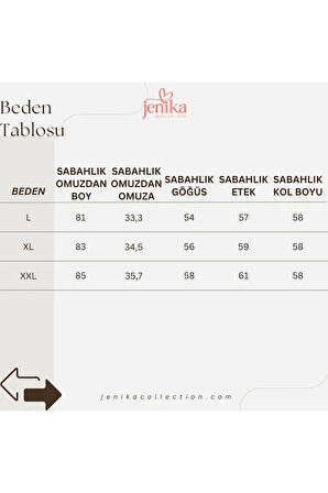 Hamile Uzun Kol Sabahlıklı Şerit Ponpon Yaka ve Cep Detay Açılabilir Düğmeli 2 Li Sabahlık Takım