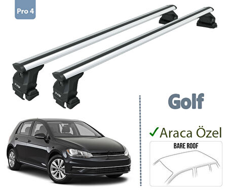 Volkswagen Golf Sportsvan MK6-MK7 Ara Atkisi Tavan Sistemleri 2014- Sonrası Pro 4 Siyah