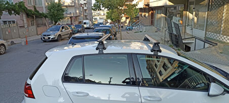 Volkswagen Golf Sportsvan MK6-MK7 Ara Atkisi Tavan Sistemleri 2014- Sonrası Pro 4 Siyah