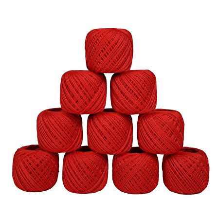 Jütburada Kırmızı Jüt İplik 5 Adet 500 Gram Hasır İp Kırnap İp Doğal İp Çuval İp