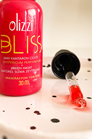 Olizzi Bliss Sarı Kantaron Yağı - Sarı Kantaron Çiçeği ve Natürel Sızma Zeytinyağı 30 ML