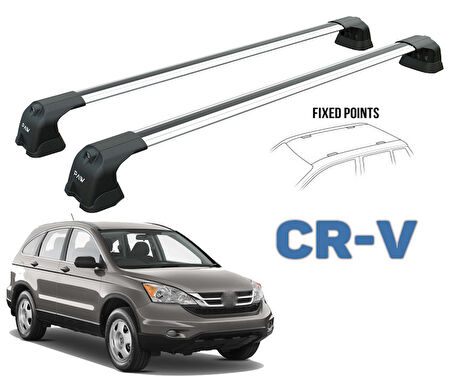 Honda CR-V Mk4 Ara Atkisi Tavan Sistemleri Normal Pro 4 2012-2018 Gri
