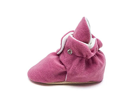 First Step Çıtçıtlı Kaydırmaz Taban Patik Bebek Kaydırmaz Taban Çıtçıtlı Patik F-850-GUL-KURUSU Pembe