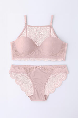 Pierre Cardin Kadın Cup Crop Top Takım