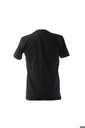 Pierre Cardin Erkek Bisiklet V Yaka T-Shirt Siyah (2 Li)