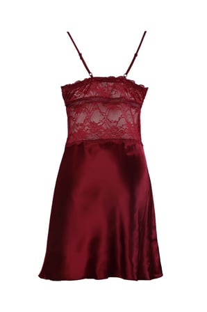 Pierre Cardin 4lü Gecelik Çeyiz Takım Bordo