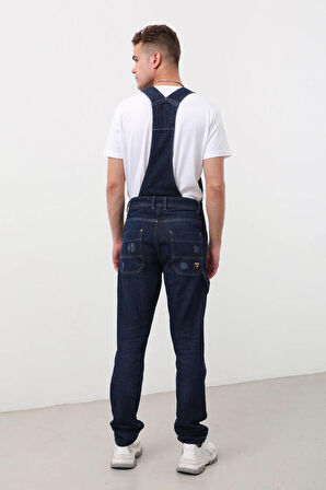 Erkek Jean Tulum Pantolon Lacivert
