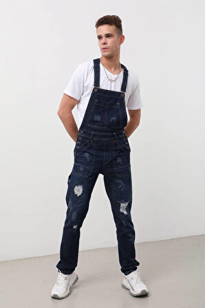 Erkek Jean Tulum Pantolon Lacivert