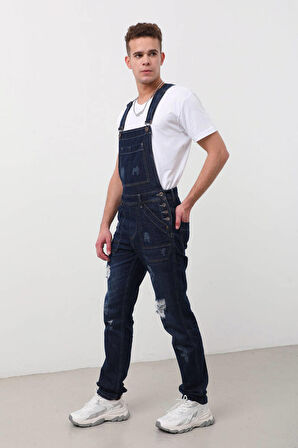 Erkek Jean Tulum Pantolon Lacivert