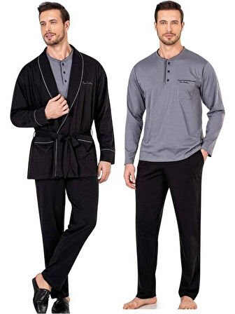 Pierre Cardin Erkek Çeyiz Set Takım 6lı Siyah