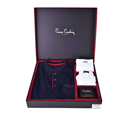 Pierre Cardin Erkek Çeyiz Set Takım 6lı Siyah