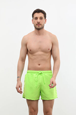 Erkek Cepli Fileli İnce Deniz Şortu