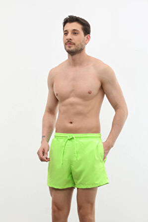 Erkek Cepli Fileli İnce Deniz Şortu