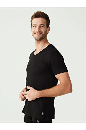 U.S. Polo Assn. Erkek 2'li V Yaka Atlet