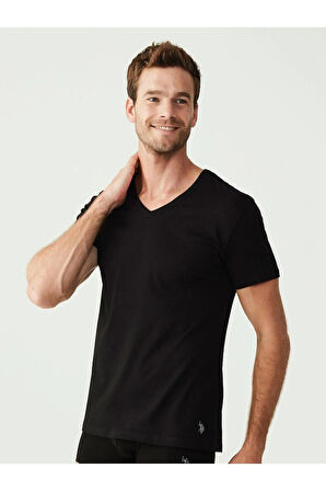 U.S. Polo Assn. Erkek 2'li V Yaka Atlet