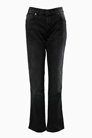 Erkek Regular Fit Likralı Antrasit Jean Pantolon