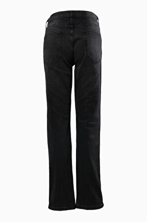 Erkek Regular Fit Likralı Antrasit Jean Pantolon
