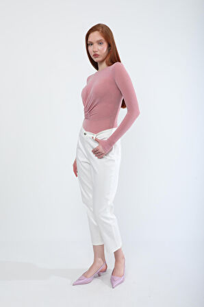 Kadın Likralı Esnek Slim Fit Pantolon