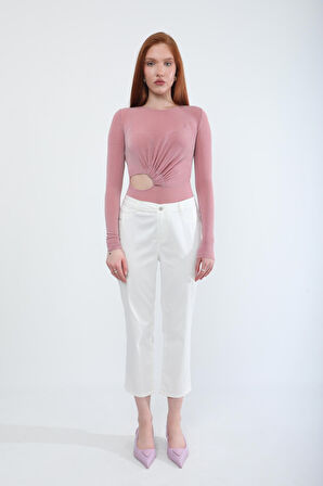 Kadın Likralı Esnek Slim Fit Pantolon