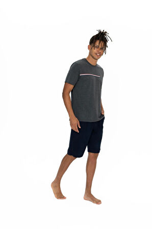 U.S. Polo Assn. Erkek Alt Üst Pijama Şort Takım