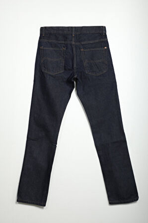 Erkek Regular Fit Normal Kesim %100 Pamuk Lacivert Jean Pantolon