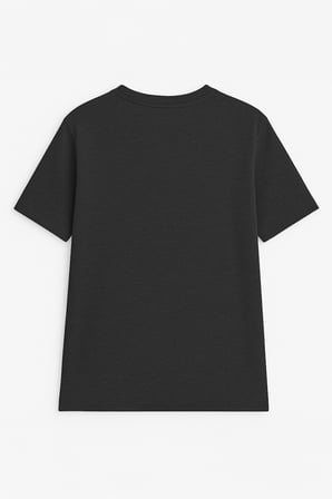 Kadın Bisiklet Yaka Basic Düz Kısa Kollu T-shirt