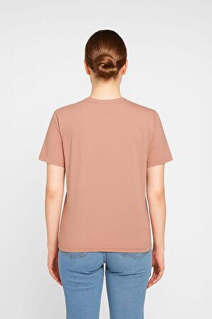 Kadın %100 Pamuk Basic T-shirt