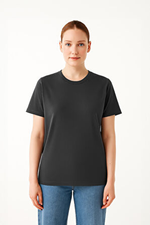 Kadın %100 Pamuk Basic T-shirt