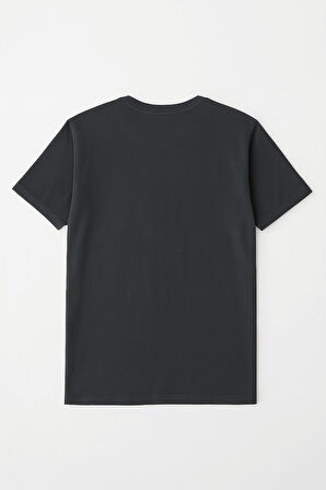 Erkek %100 Pamuk Basic T-shirt