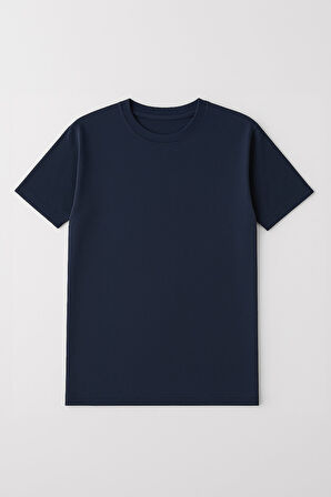 Erkek %100 Pamuk Basic T-shirt