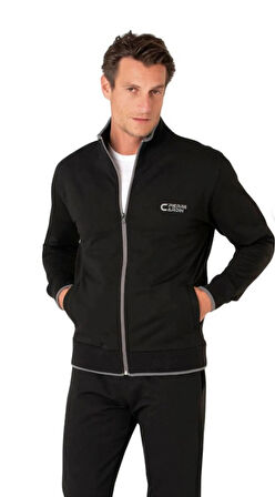 Pierre Cardin Erkek Fermuarlı Rahat Eşofman Takımı