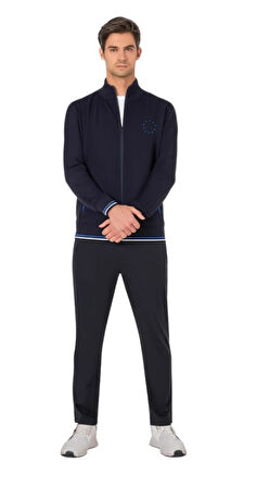 Pierre Cardin Erkek Fermuarlı Klasik Eşofman Takımı