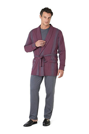 Pierre Cardin Erkek 3'lü Pijama Set Takım