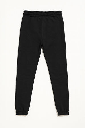 Kadın Paçası Lastikli İçi Polarlı Eşofman Altı