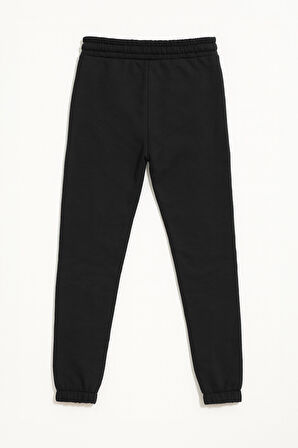 Kadın Paçası Lastikli İçi Polarlı Eşofman Altı