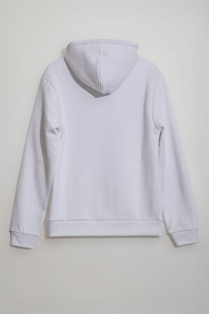 Kadın Kapüşonlu Cepli İçi Polarlı Sweatshirt