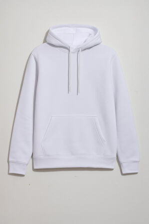 Kadın Kapüşonlu Cepli İçi Polarlı Sweatshirt